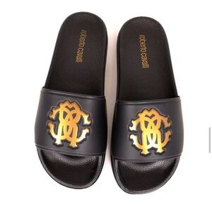 Roberto cavali flat sandals